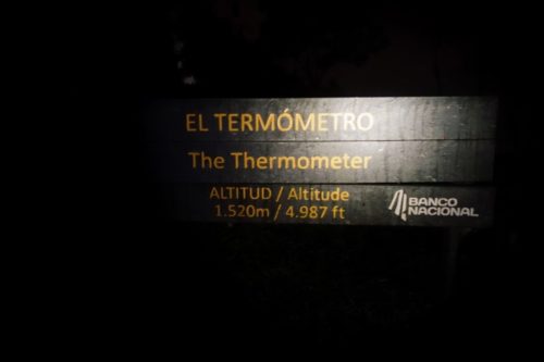 Kilometer 0. The start of the ascent to Mt. Chirripó